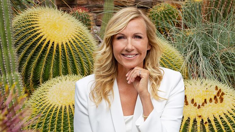 Andrea "Kiwi" Kiewel präsentiert den "ZDF-Fernsehgarten" inzwischen seit 25 Jahren.