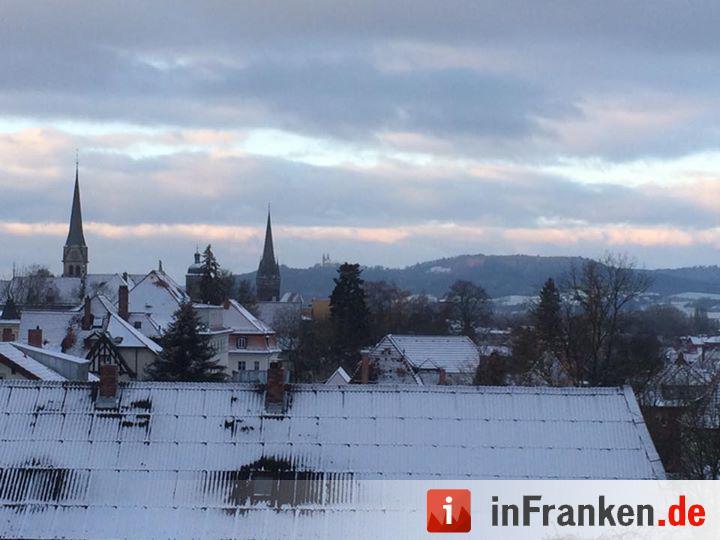 Schnee in Franken