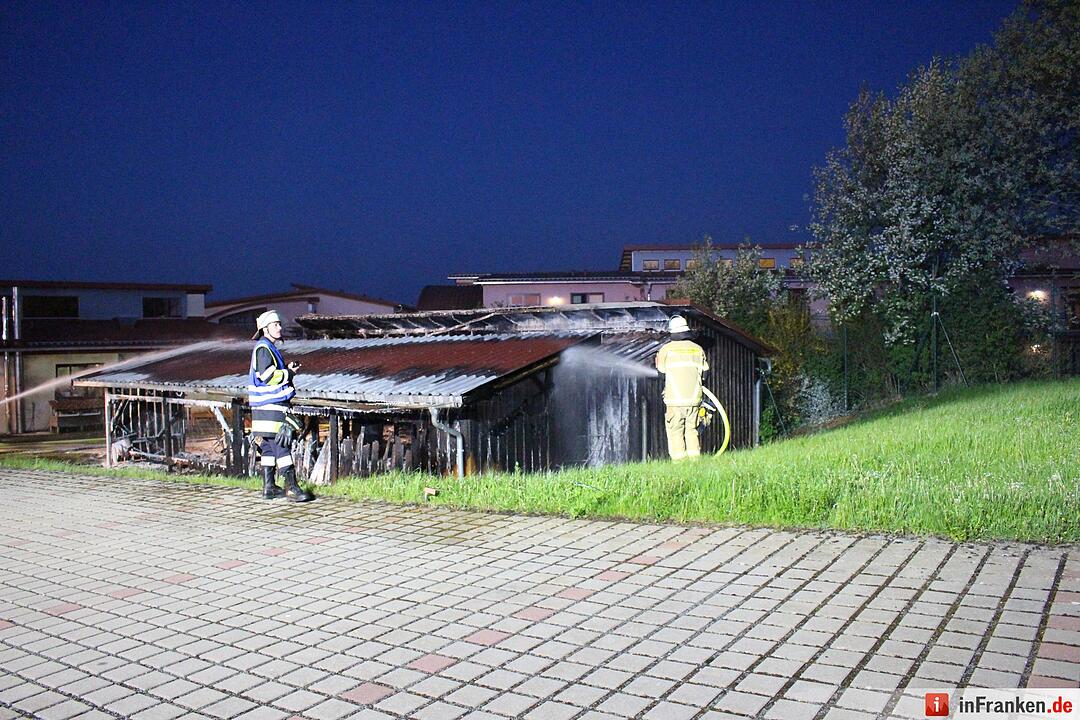 Scheunenbrand in Bayreuth - Therapiezentrum wurde evakuiert