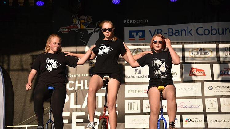 Impressionen vom Schlossplatzfest 2018 in Coburg - hier: das Kinder-und Jugentheater CoburgJens Gundermann