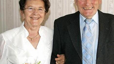 Siegbert und Hannelore Rhein feierten "Goldene".  Foto: Sabine Weinbeer