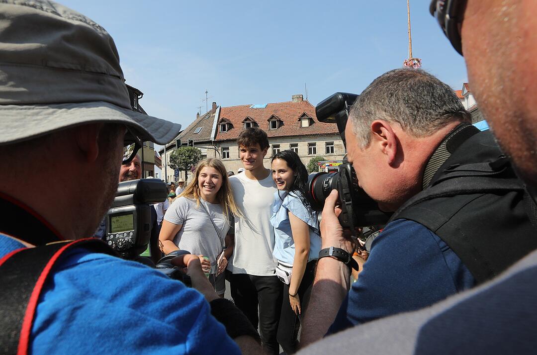 BR-Radltour macht in Baiersdorf Station