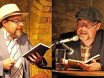 Staatsanwalt Brandeisen und Kommissar Küps (von links) lesen im Club Kaulberg am 26. Oktober aus ihren neuen Fällen - (jede   Ähnlichkeit mit dem Bamberger Autor Thomas Kastura ist selbstverständlich rein zufällig). Foto: pr
