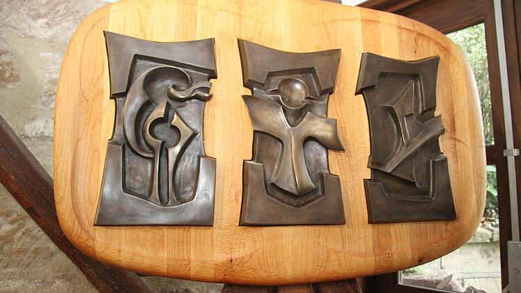 An dem Europa-Kunstwerk hat Roland Friedrich 25 Jahre lang gearbeitet. Es wird in sein neues Atelier umziehen