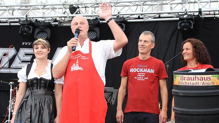 Das Höchstadter Altstadtfest ist eröffnet. Foto: Andreas Dorsch