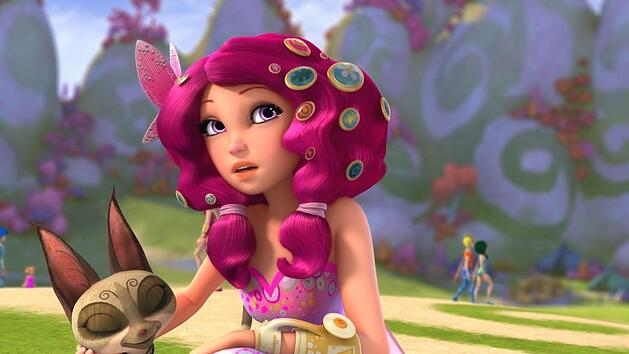 Die Kinderserie "Mia and me - Abenteuer in Centopia" dreht sich um ein M&auml;dchen,  das in eine Fantasiewelt reisen kann. Medienwissenschaftler warnen davor, dass die Elfe Mia sehr d&uuml;nn und sp&auml;rlich bekleidet dargestellt wird. Foto: 2017 Hahn & m4e Productions