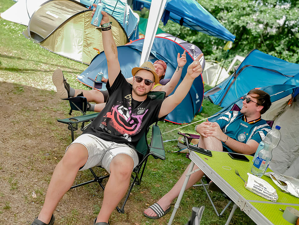 Die coolsten Bilder vom Samstag bei Rock im Park - Camping Teil 2