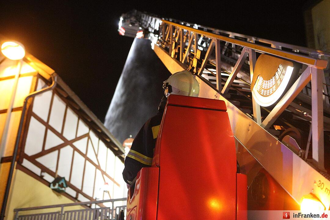 Gaststättenbrand in Schonungen