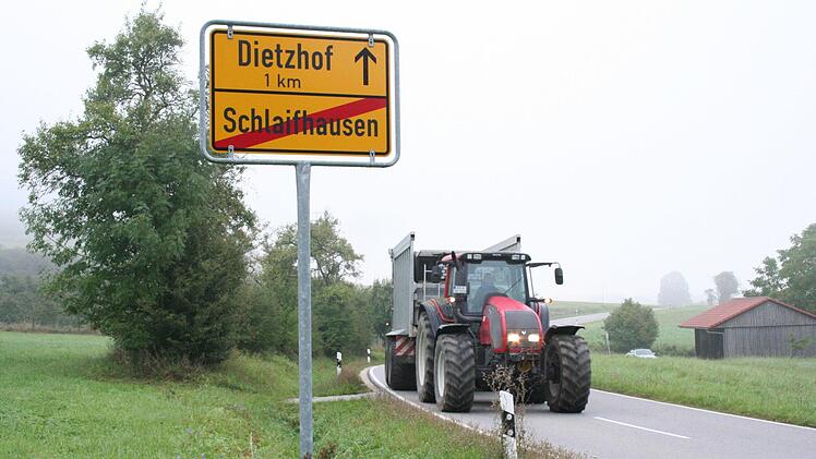 Im Oktober soll der Radweg zwischen Schlaifhausen und Dietzhof gebaut werden. Zwischen Stiebarlimbach und Schnaid gibt es Grunderwerbsprobleme. Foto: Andreas Oswald