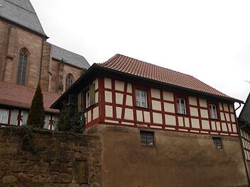 Das Kutscherhaus im Ensemble der Petrikirche in Kulmbach. Foto: Katrin Geyer