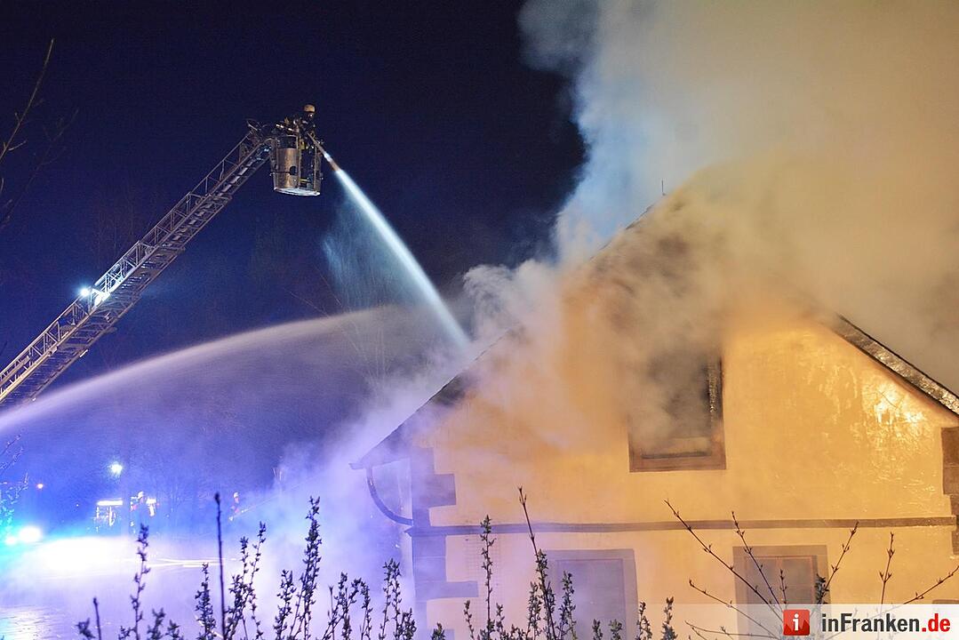 Brand im Kloster Maria Bildhausen
