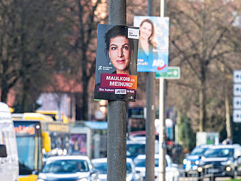 Bundestagswahl 2025: Erste Wahlplakate hängen schon - darum müssen die Parteien in Bamberg und Nürnberg noch warten