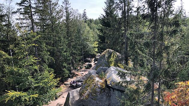 Luisenburg bei Wunsiedel in Oberfranken ist Europas gr&ouml;&szlig;tes Felsenlabyrinth