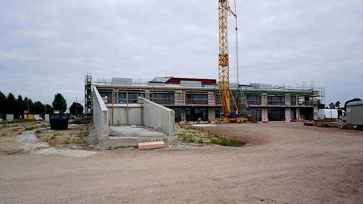 Bei der Kindertagesstätte Herzo Base II verzögert sich die Fertigstellung. Foto: Richard Sänger