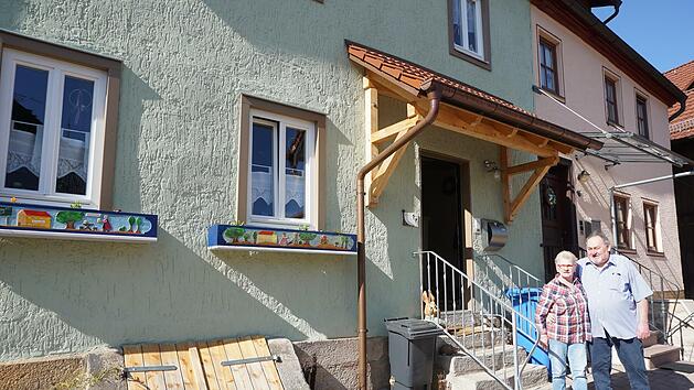 Das renovierte Haus Gores in Bischofsheim. Foto: Marion Eckert