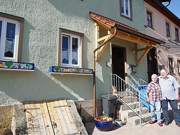 Das renovierte Haus Gores in Bischofsheim. Foto: Marion Eckert