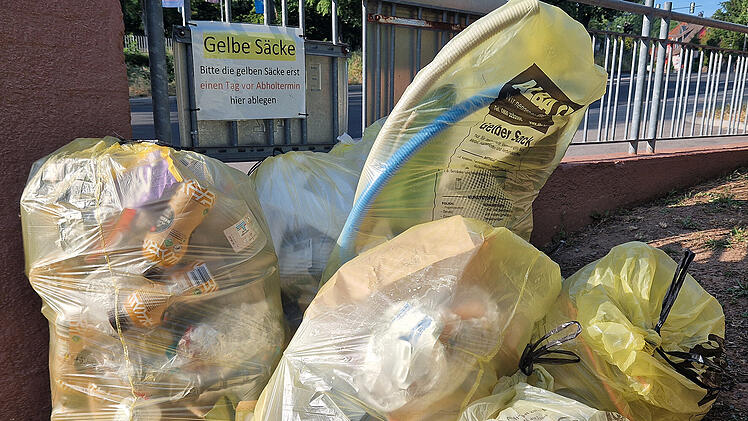 Landkreis Bad Kissingen: Gelber Sack oder gelbe Tonne? Warum dein Verpackungsmüll vielleicht nicht mitgenommen wird