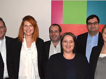 Der neu gewählte Vorstand der Wirtschaftsjunioren Bad Kissingen geht in eine neue Legislaturperiode (von links): Nils Scheiner, Bernadette Köth, Stefan Illig, Christine Oßwald, Steffen Zink und Barbara Gutmann.  Foto: Lydia Molea