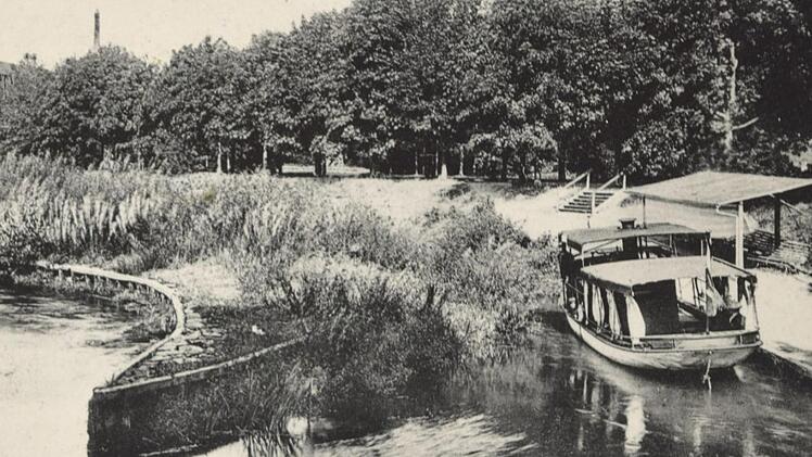 Schifffahrt auf der Saale. Foto: Archiv K. Bambach