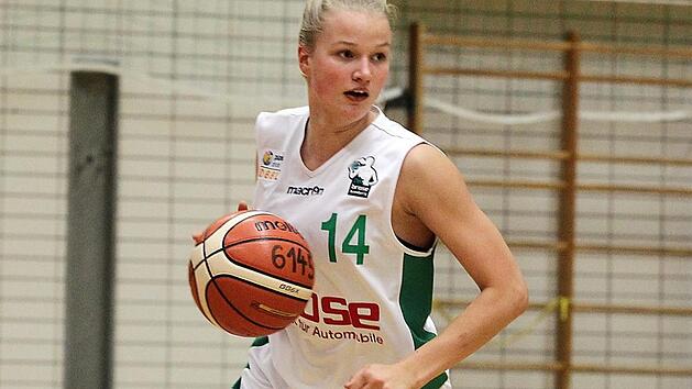 Magdalena Landwehr geh&ouml;rt zu den Talenten der DJK Brose Bamberg, die sich in dieser Saison der 2. Liga S&uuml;d bereits bew&auml;hrt haben. Foto: sportpress