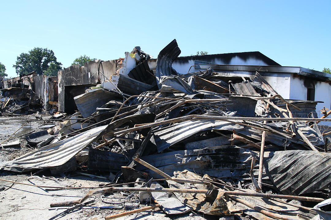 Brand in Marktzeuln - der Tag danach (2)