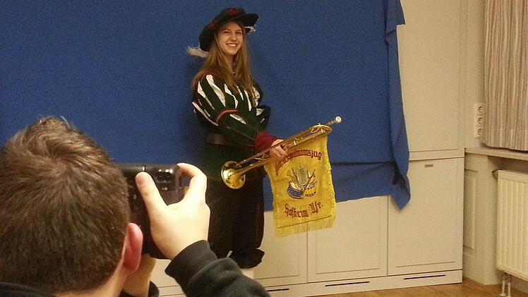 Fotoshooting für den Flyer