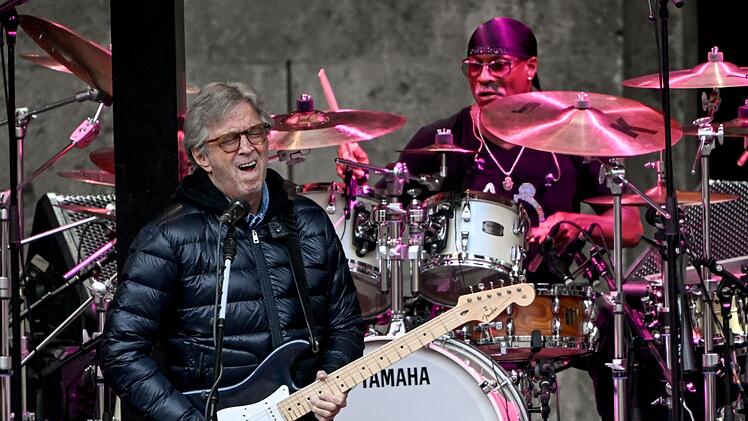 Eric Clapton tritt auf