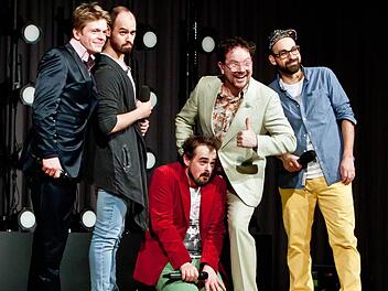 Perfekte Show: Reichlich Applaus gab es für das Gastspiel von "Viva Voce" in Bad Rodach. Foto: Jochen Berger