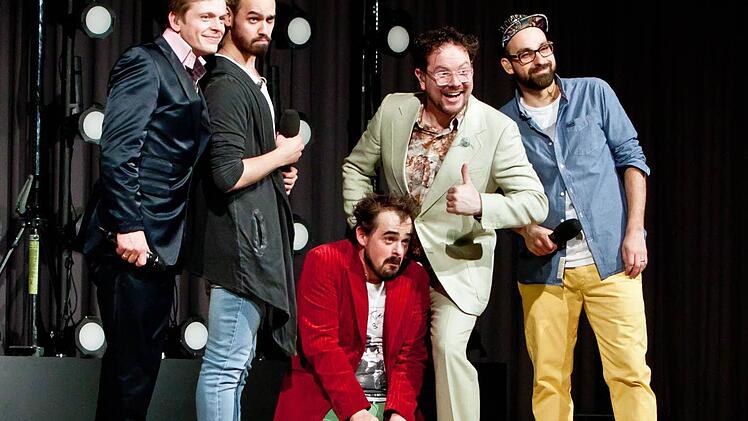 Perfekte Show: Reichlich Applaus gab es für das Gastspiel von "Viva Voce" in Bad Rodach. Foto: Jochen Berger