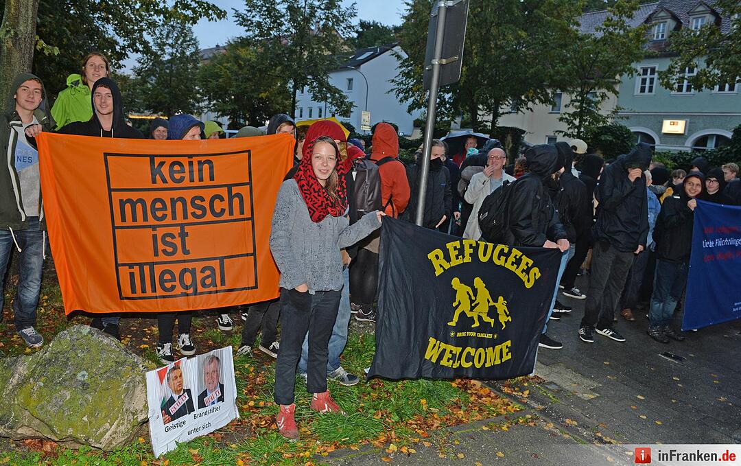 Protest - Viktor Orban zu Gast in Bamberg