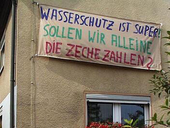 Die Vergrößerung des Wasserschutzgebietes bei Uehlfeld hat viele Gegner. Foto: Sonja Werner