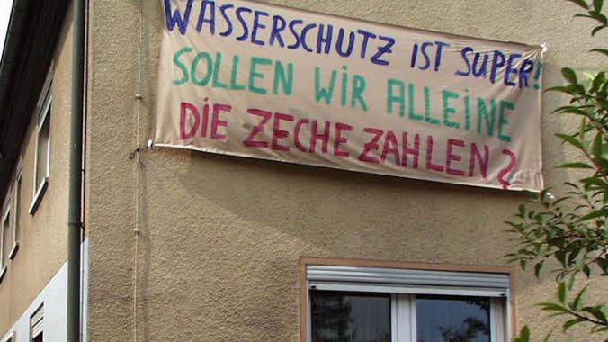 Die Vergrößerung des Wasserschutzgebietes bei Uehlfeld hat viele Gegner. Foto: Sonja Werner