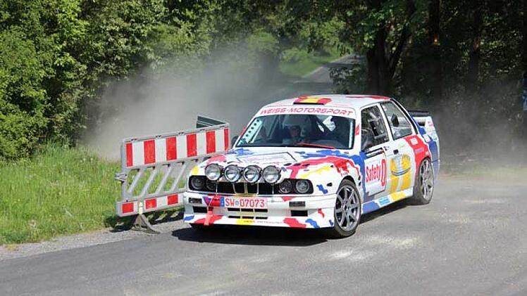 Team Markert/Gahlen (AC Schweinfurt) als Vorausfahrzeug im BMW M3.Frank Schöner