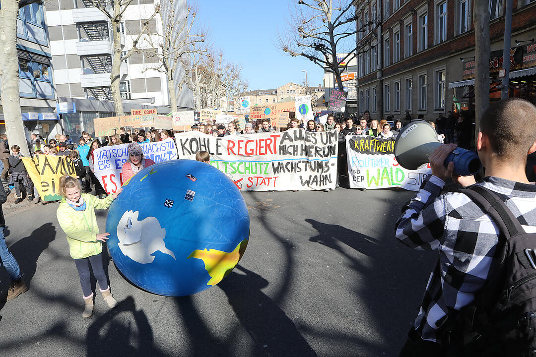 Bamberg; Demo Klima; Foto: Barbara Herbst