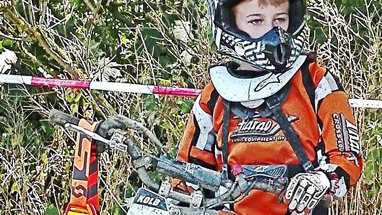 Nachwuchs-Motorsportler Hannes Kolb startet in der kommenden Saison bei den B-Schülern.