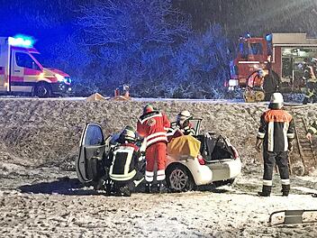 Etwa 20 Einsatzkräfte der Feuerwehr waren vor Ort.