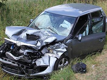 Der Skoda wurde total beschädigt. Foto: Friedwald Schedel