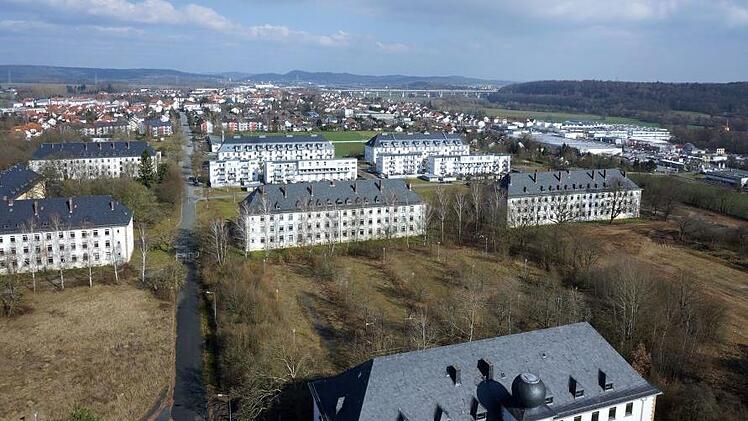 Wäre zum Teil auf Landkreisgebiet: Das BGS-Gelände erstreckt sich auch über Dörfles-Esbacher Gemarkung. Volkmar Franke/www.hochbild-design.de