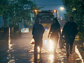 Mehr extreme Niederschl&auml;ge aufgrund des Klimawandels: F&uuml;r die indonesische Hauptstadt Jakarta erh&ouml;ht sich dadurch das &Uuml;berschwemmungsrisiko.