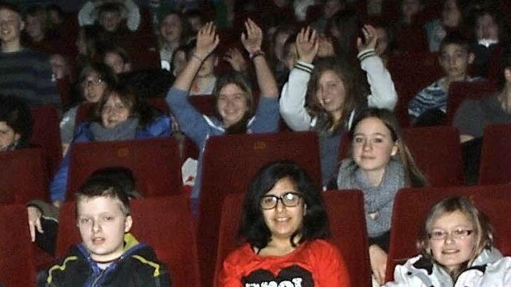 LaOla für den "Liverpool Goalie": Der Film kam bei den Kids gut an.