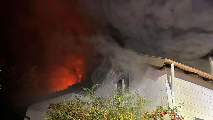 Feuer in einem Wohnhaus in Coburg