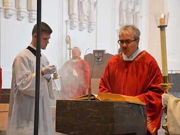Diakon Christoph Glaser im Einsatz bei einer Dekanatswallfahrt Sigismund von Dobschütz