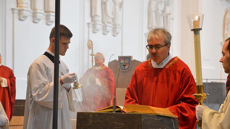 Diakon Christoph Glaser im Einsatz bei einer Dekanatswallfahrt Sigismund von Dobschütz