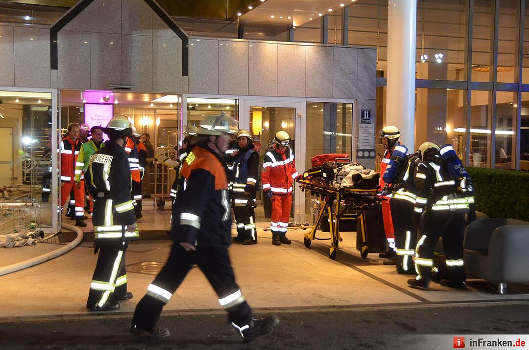 Hotelbrand in Bad Kissingen: 130 Gäste evakuiert