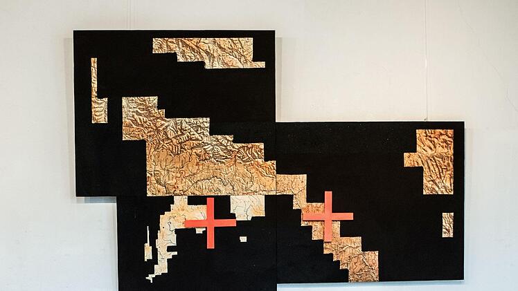 Arbeiten von Bettina Schünemann zeigt der Kunstverein Coburg in einer neuen Studioausstellung: "Cloverleaf Mountain".Foto: Jochen Berger