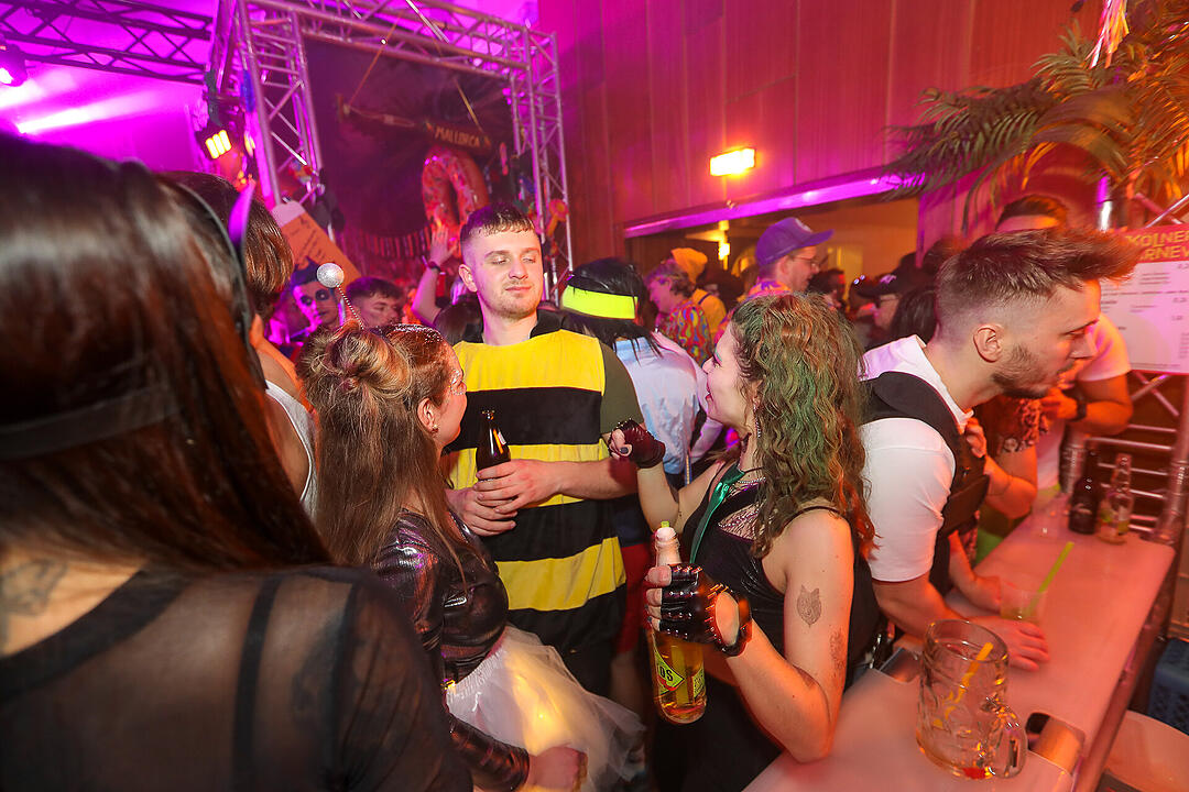 Beste Partystimmung in der Stadthalle