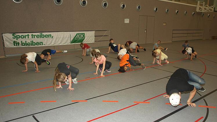 "Breakdance" im Sportunterricht  Foto: Stefan Geiger