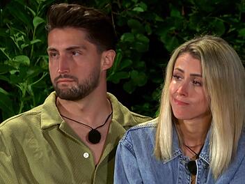 Lorik Bunjaku und Denise Hersing, hier im "Sommerhaus der Stars" von RTL, haben sich getrennt.
