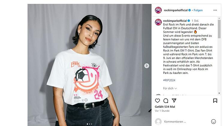 Rock im Park und DFB bringen exklusives EM-Shirt heraus - "sehr schönes Teil"