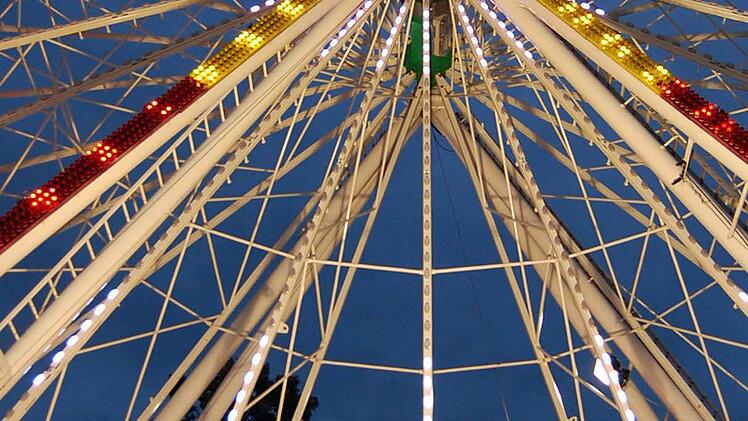 Mächtig: das Riesenrad